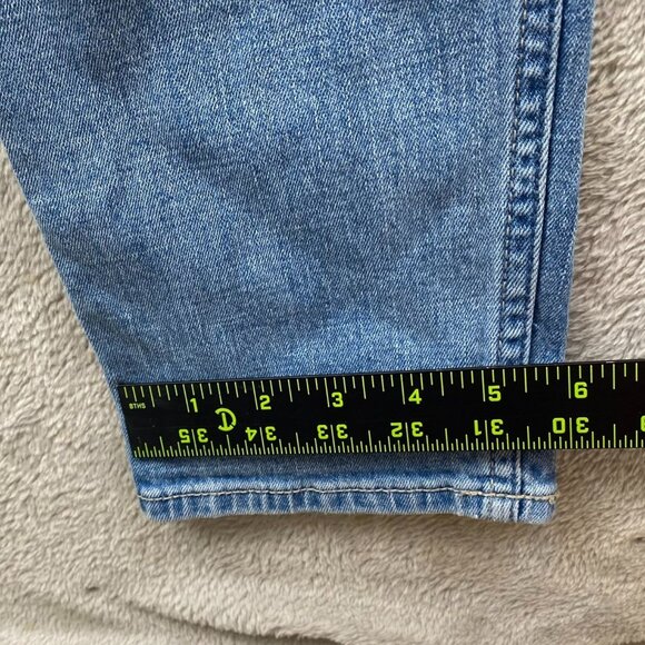 Hollister Womens Boyfriend Overalls Medium Straight Leg Distressed Blue Denim - Picture 4 of 16